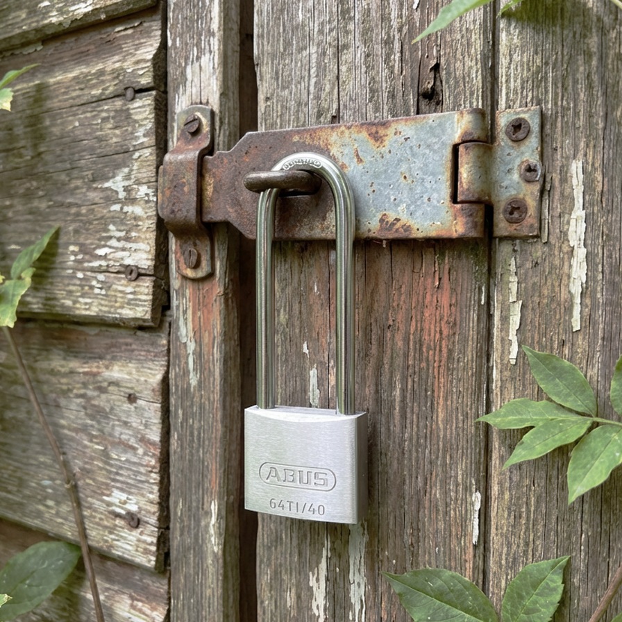 ABUS �������ꥦ�� �ĥ�Ĺ ��Ĺ ����� Ʊ�츰�б��� �ü쥢��ߥ˥��� �ʥΥץ��ƥ��ȥ�å� ���� ���Х� TITALIUM 64TI HB