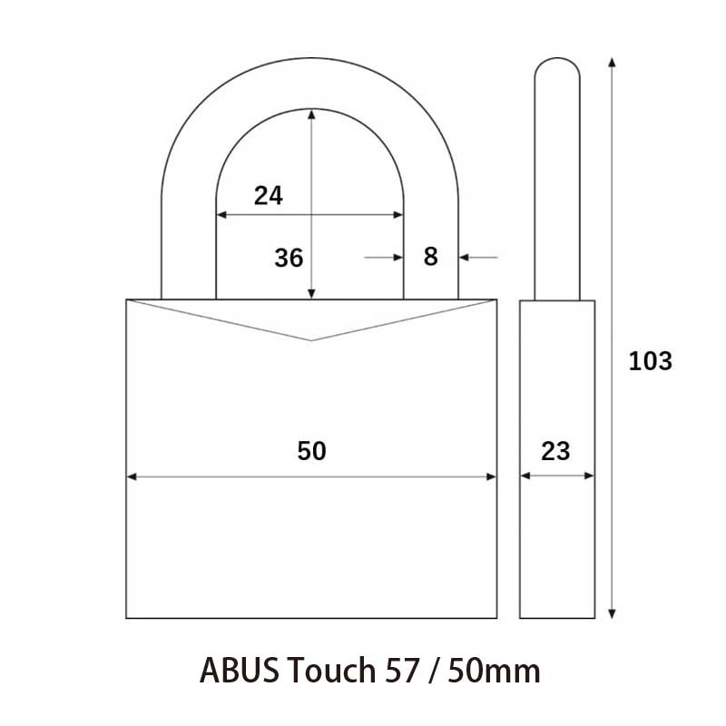 ABUS Touch ���Х����å� ����ǧ�� ���ޡ��� ����� �ɿ� �ɿ� ���� �Ҽ�ǳ������� �����к�