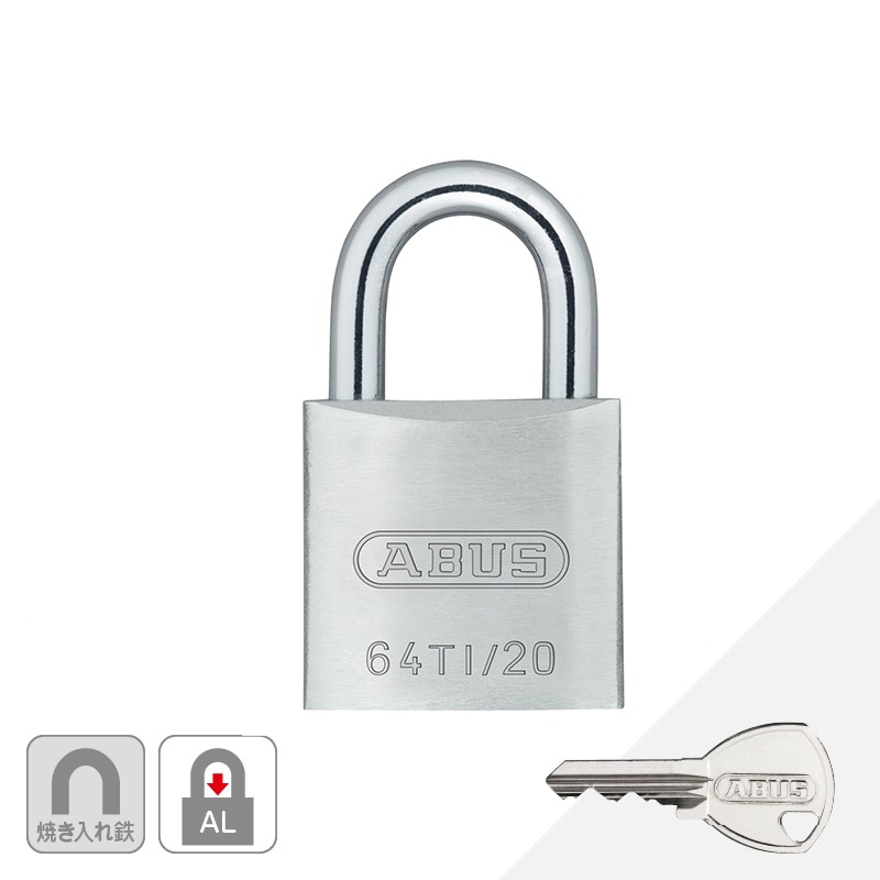 ABUS �������ꥦ�� ����� Ʊ�츰�б��� �ü쥢��ߥ˥��� �ʥΥץ��ƥ��ȥ�å� ���� ���Х� TITALIUM 64TI