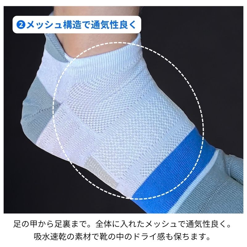 ゴルフ足袋グリップソックス
