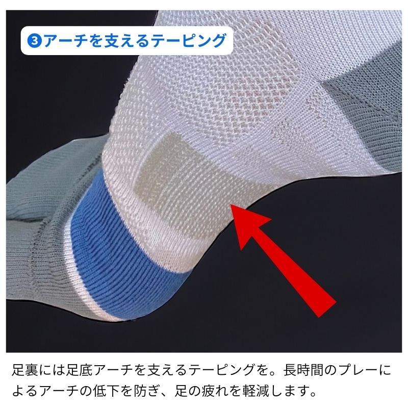 ゴルフ足袋グリップソックス