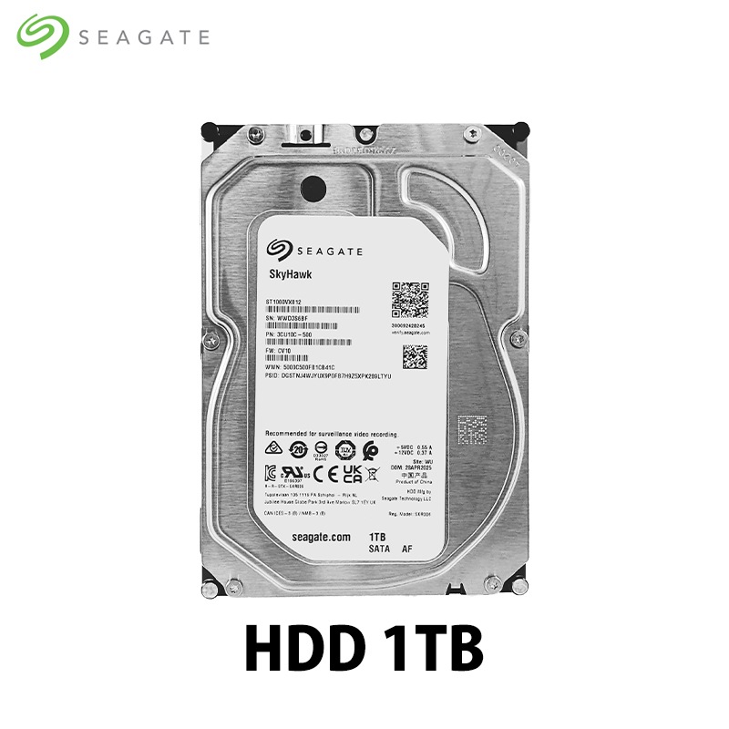Seagate SkyHawk HDD 1TB SATA 6Gb/s 最大連続データ転送速度180MB/s キャッシュ 256MB ST1000VX012 バルク製