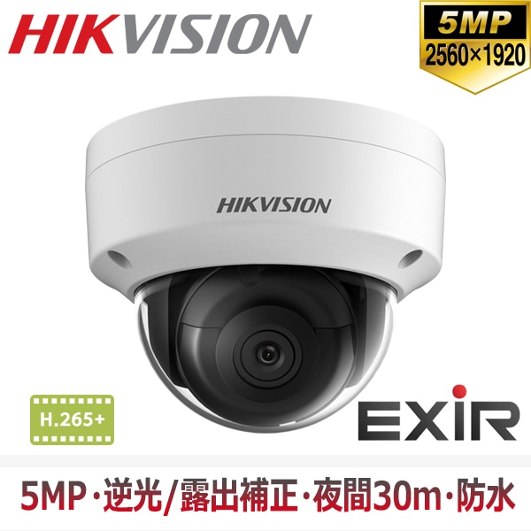 HIKVISION] [IP-5M] 防犯カメラ 500万画素 5メガピクセル 電動