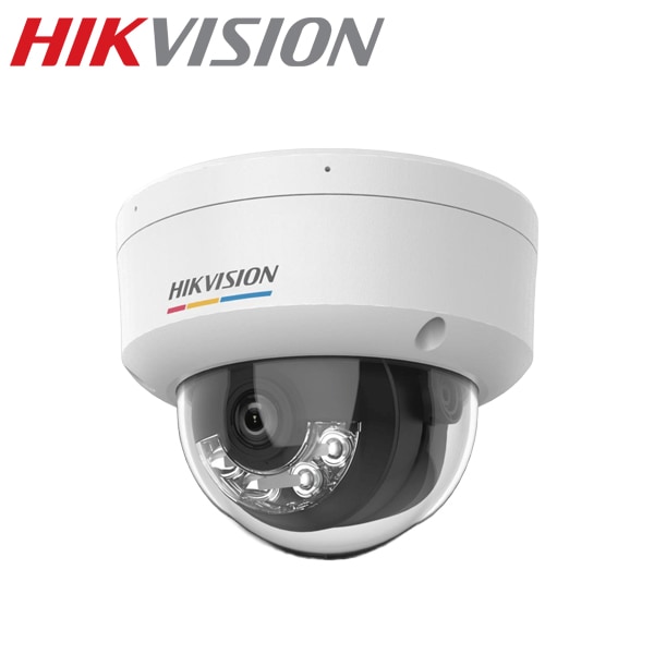 【提携倉庫より発送】[HIKVISION] [IP-2M] AI IP 24時間カラーカメラ DS-2CD1127G2H-LIU / 2メガピクセル / 動き検知ライティング / 逆光補正、露出補正、ハイライト補正 / 夜間30M IR / LED照明距離30M / マイク内蔵 / H.265+ / PoE / 防水 / 耐衝撃保護