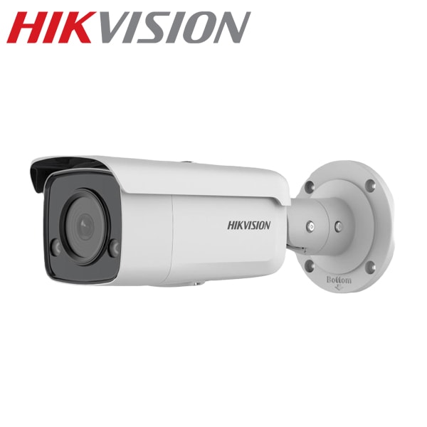 [HIKVISION] [IP-2M] 210万 24時間カラーAI IPカメラ/DS-2CD2T27G2-L/逆光,露出,ハイライト補正対応/人物や車両検知アラーム/夜間50M EXIR/H.265+/PoE/防水/SDカード装着可/顔認識/メタル素材