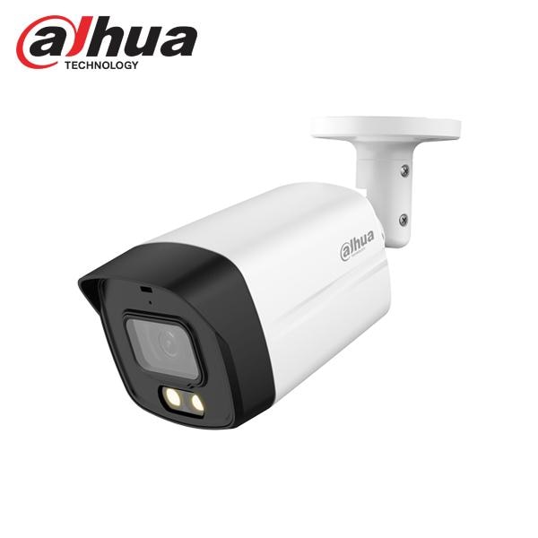 [DAHUA] [ハイブリッド-2M] 防犯カメラ 200万画素 屋外用 バレット型 1080P Smart Dual Light 動作感知 夜間LED照明距離 40M HAC-HFW1200TLMN-IL-A 