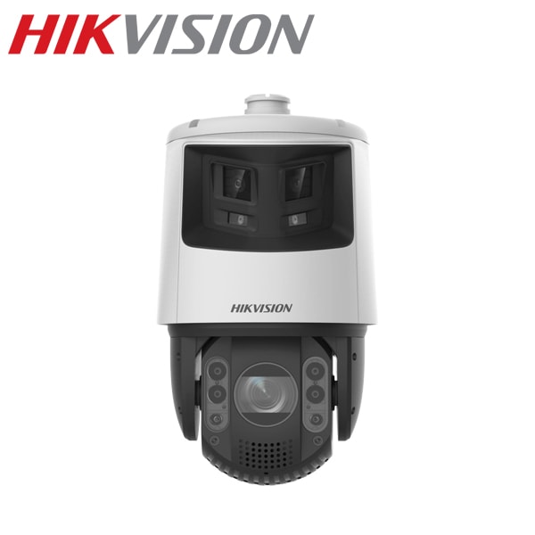 【提携倉庫より発送】[HIKVISION] [IP-6M] 24時間カラーデュアルレンズ(4M PTZ+6M パノラマ)PTZ/DS-2SE7C425MWG-EB/26/光学25倍ズーム/逆光,露出,ハイライト,霧,手ブレ補正/200M IR/パトロール/SDカード可/H.265+/Hi-PoE/防水/オーディオアラーム/サージ保護