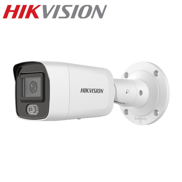 [HIKVISION] [IP-8M] 24時間カラーAI IPカメラ/DS-2CD2087G2-LU/逆光,露出,ハイライト補正/人,車,ライン,エリア検知/動き検知アラーム/LED 40M/H.265+/PoE/防水/SDカード可/イベントアラーム/マイク内蔵/メタル素材