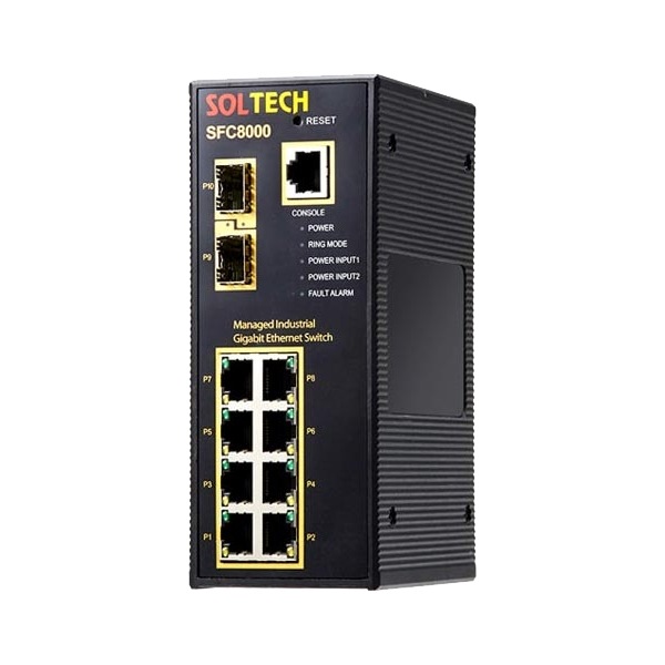 [SOLTECH] 1G UTP 8Port 2.5G SFP 2Slot  POE イーサネット 光スウィッチハーブ　8port  +  SFP 2Slot (100/1000/2.5G)  SFC8000