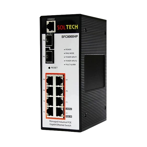 [SOLTECH] 1G UTP 8Port 1G SFP 2Slot 2.5G SFP 2Slot  POE イーサネット 光スウィッチハーブ 8port+1G-SFP 2Slot +2.5G-SFP 2Slot  SFC8000G