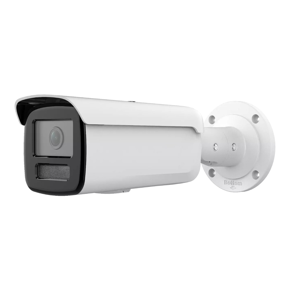 [HIKVISION] [IP-4M] 24時間カラーAI IPカメラ/DS-2CD2T43G2-4LI/侵入検知ライティング/逆光、露出、ハイライト、霧、レンズ歪み補正/ライン、エリア侵入検知/人、車両動作検知/IR+LED照明距離80M/SDカード搭載可能/イベントアラーム/H.265+/PoE/防水