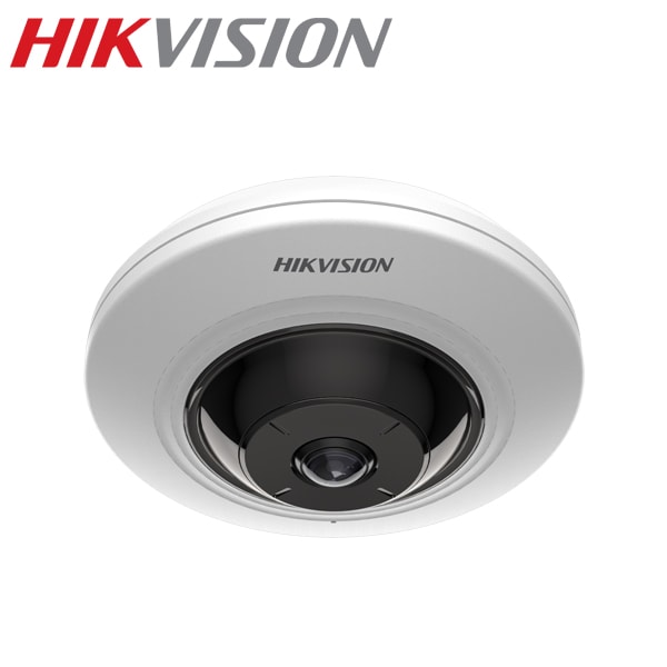 【提携倉庫より発送】[HIKVISION] [IP-5M] 魚眼レンズAI IPカメラ/逆光・露出・ハイライト補正/H.265+/夜間8M/POE/DS-2CD2955G0-ISU[1.05mm／180度]/イベントアラーム/SDカード可