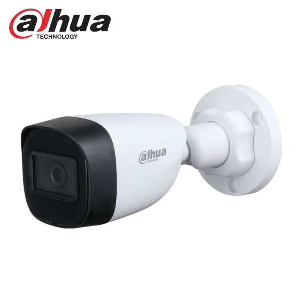 [DAHUA] [ハイブリッド-2M] 防犯カメラ 200万画素 屋外用 バレット型 1080P 夜間30ｍ 露出逆光補正 マイク内蔵 HAC-HFW1200CN-A