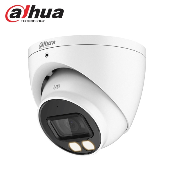 [DAHUA] [ハイブリッド-5M] 防犯用カラーカメラ 500万画素 屋内用 ドーム型 夜間40ｍ 露出逆光補正 防水 マイク内蔵 HAC-HDW1509T-IL-A