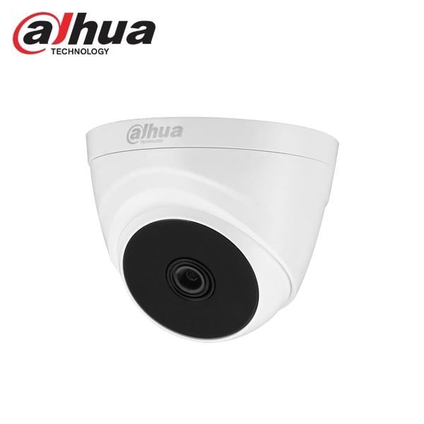 [DAHUA] [ハイブリッド-5M] 防犯用カラーカメラ 500万画素 屋内用 ドーム型 夜間20ｍ 露出逆光補正 防水 HAC-T1A51N