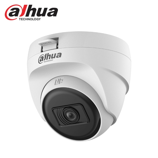 [DAHUA] [ハイブリッド-5M] 防犯用カラーカメラ 500万画素 屋内用 ドーム型 夜間25ｍ 露出逆光補正 防水 HAC-T1A51N-U