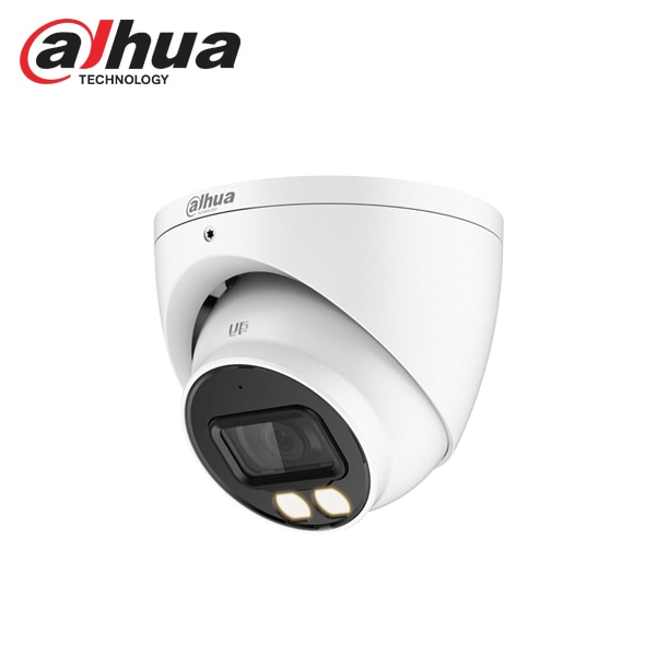 [DAHUA] [ハイブリッド-5M] 防犯用カラーカメラ 500万画素 屋内用 ドーム型 夜間40ｍ 露出逆光補正 防水 HAC-HDW1509TN-LED