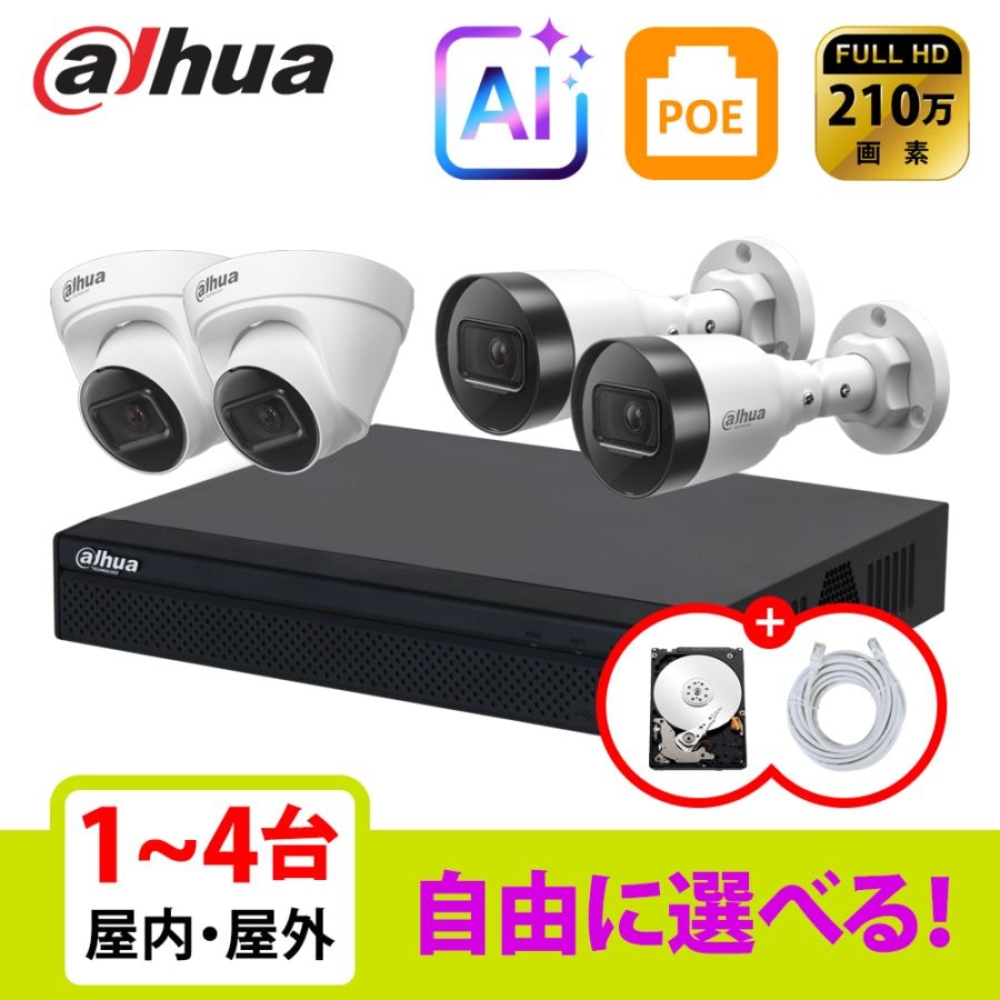 カメラ1～4台セット | No.1 CCTV