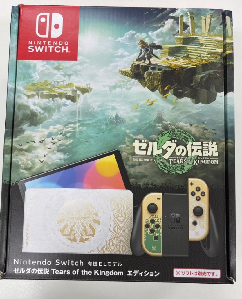 ゼルダの伝説特別版のNintendo Switch 有機ELモデル 美品!! 中古 Nintendo Switch(有機ELモデル) ゼルダの伝説 ティアーズ