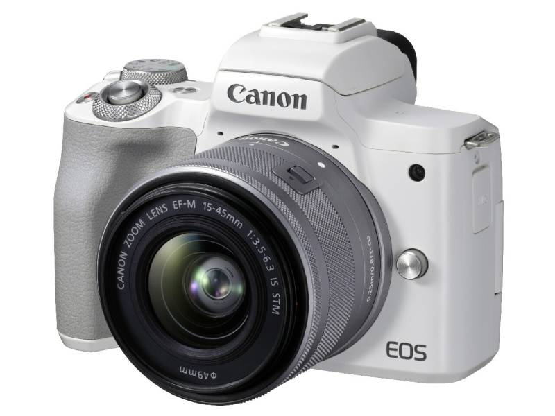 中古 CANON(キヤノン)EOS Kiss M2 ダブルズームキット [ホワイト