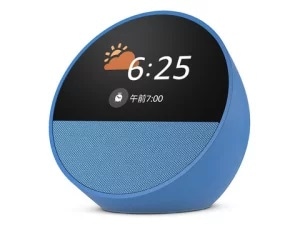 Amazon Echo Spot ブルー Amazon Echo Spot - Versatile Smart Alarm Clock with Alexa