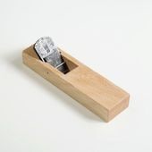 木屋式　鉋 角利産業 二枚刃鉋 模様白仕上 50mm 41432（直送品） - アスクル