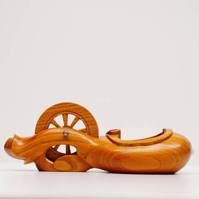 鈴木量作灰釉流描点紋扁壺箱書き、とも箱、黄布付き