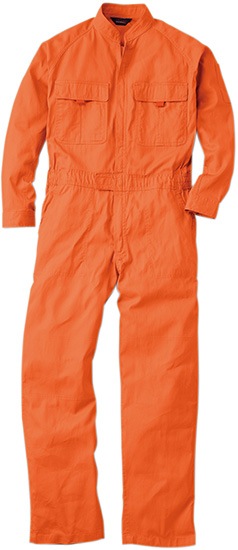 E〕つなぎ オレンジ 3L No.16691【取寄商品☆1】【繁盛支援