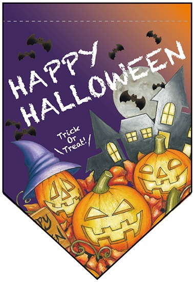 N〕変型タペ 24995 HAPPY HALLOWEEN【受注生産☆3】【ハロウィンチラシ