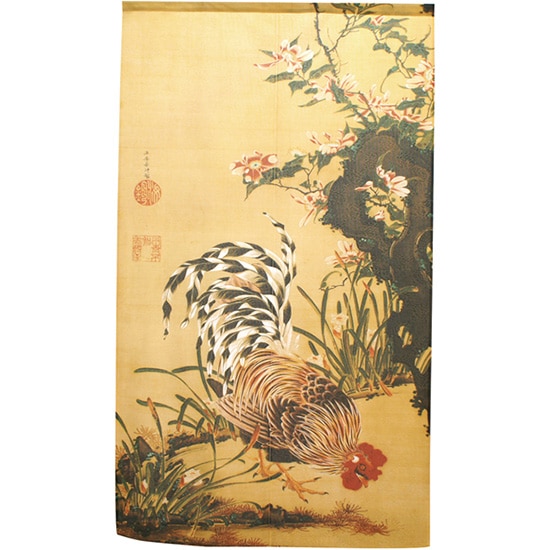 Levant FURUFURU COLLAGE いちじく柄のれん