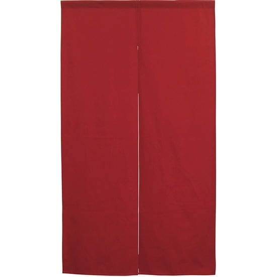 N] 半間のれん カツラギ エンジ H1500mm No.44590 【通常在庫品