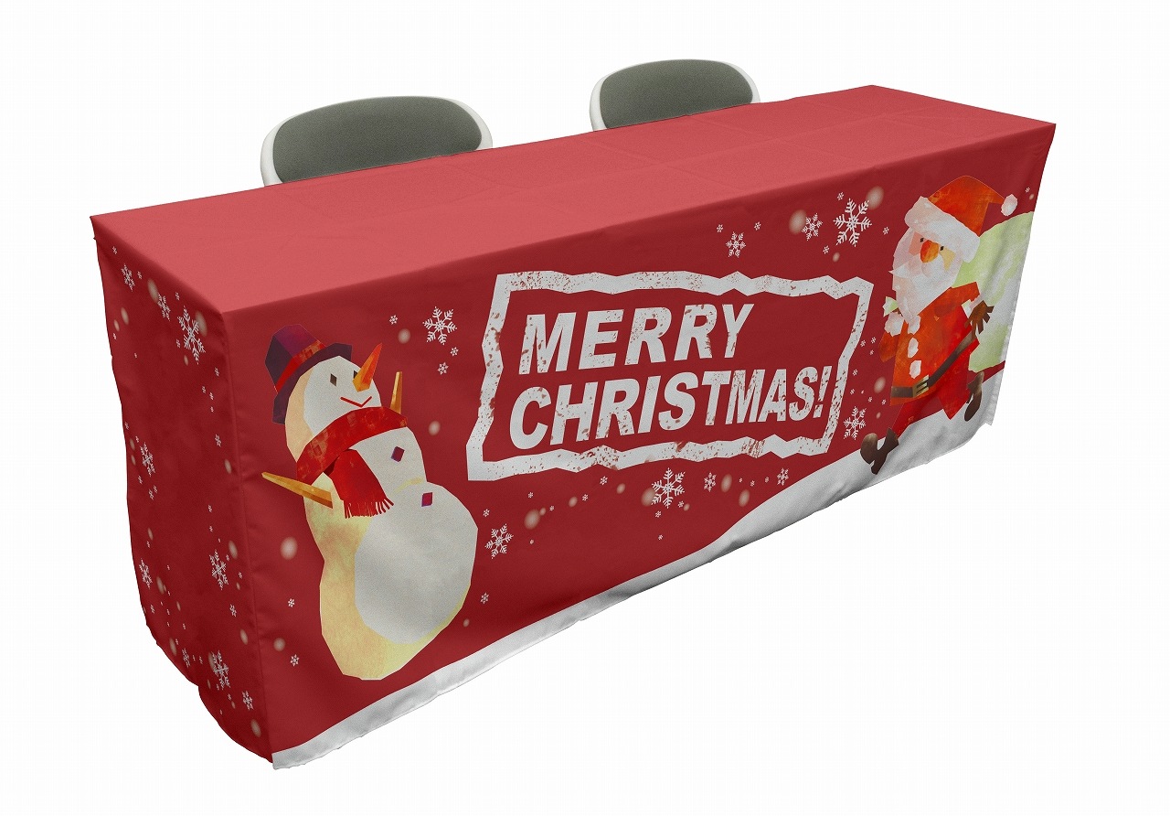 ��P�ͥơ��֥륫�С� No.24266 MERRY CHRISTMAS 450�ڼ���������5�ۡ�X'mas��¥��