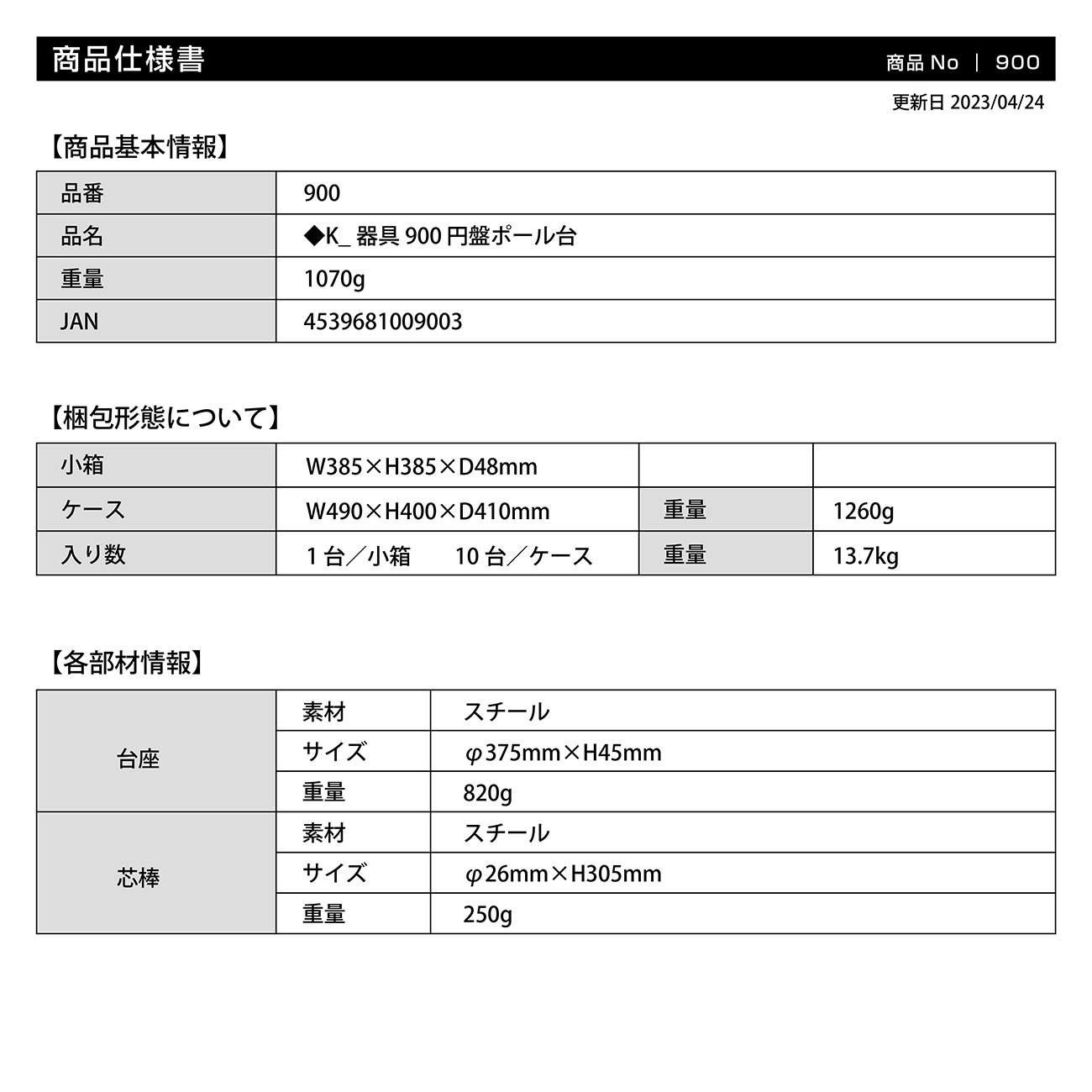 ��K�ͱ��ץݡ����� No.900���̾�߸��ʡۡ�Sign&Display��񥫥����� P.16�ۡ����佪λ��