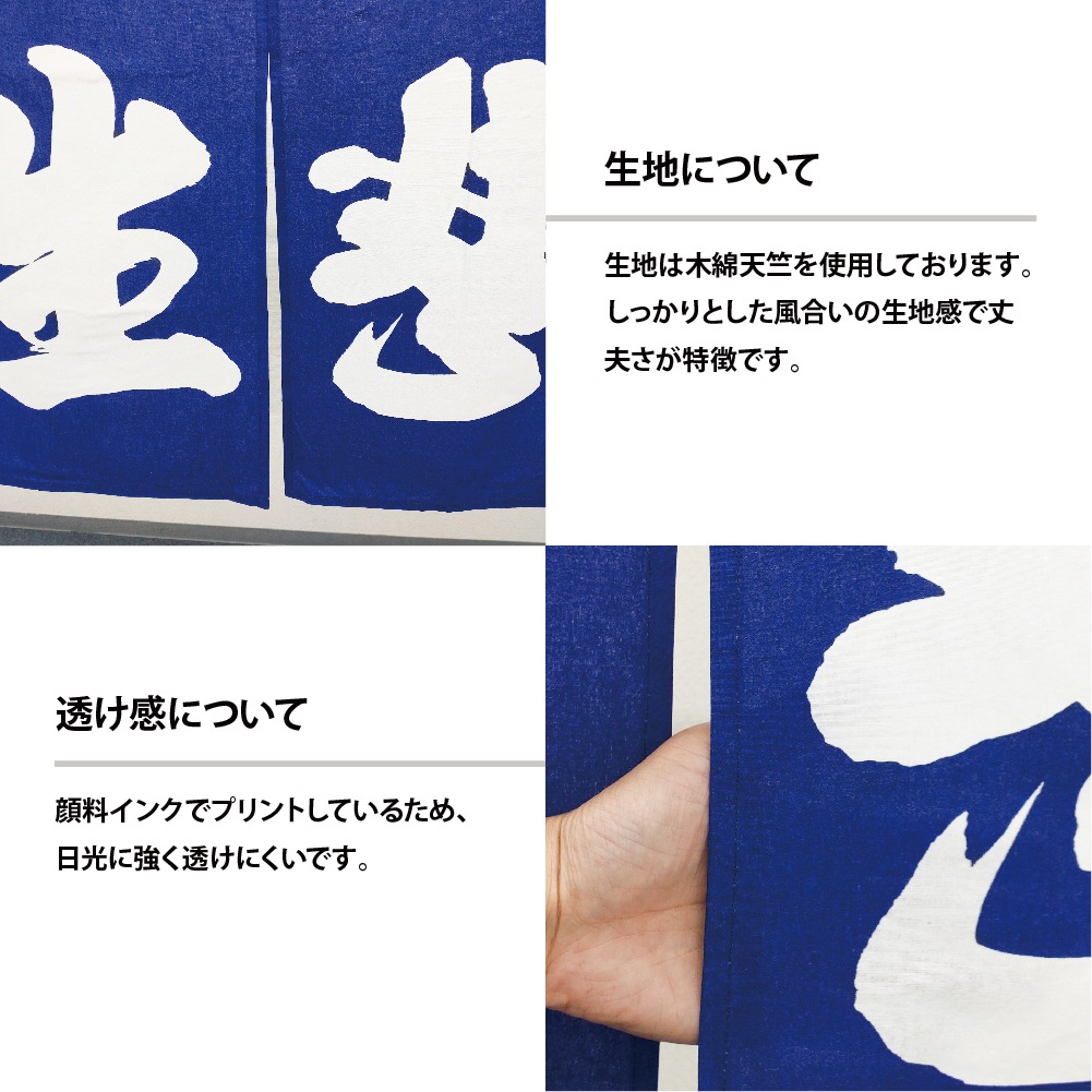 N〕のれん No.25009 生蕎麦紺地1色【通常在庫品】【繁盛支援カタログ