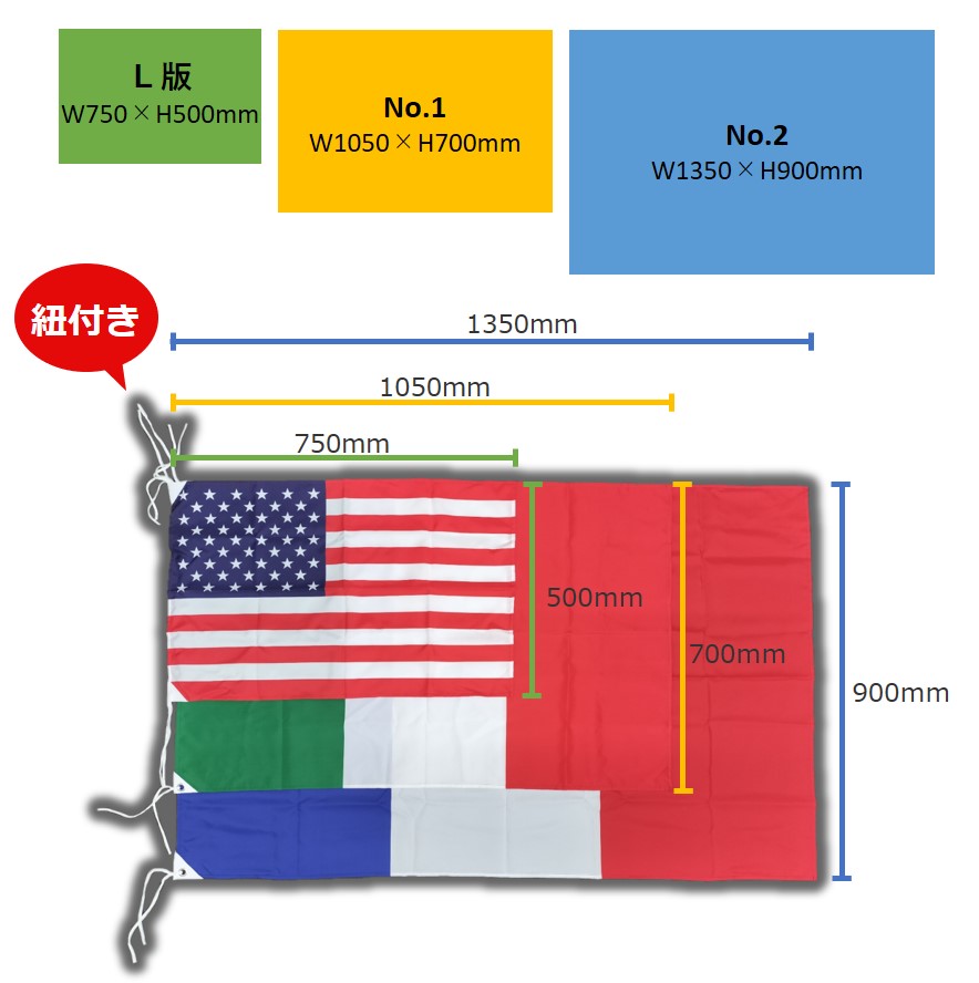 N〕国旗 スイス No.2 No.23112【取寄商品☆2】【繁盛支援カタログVol