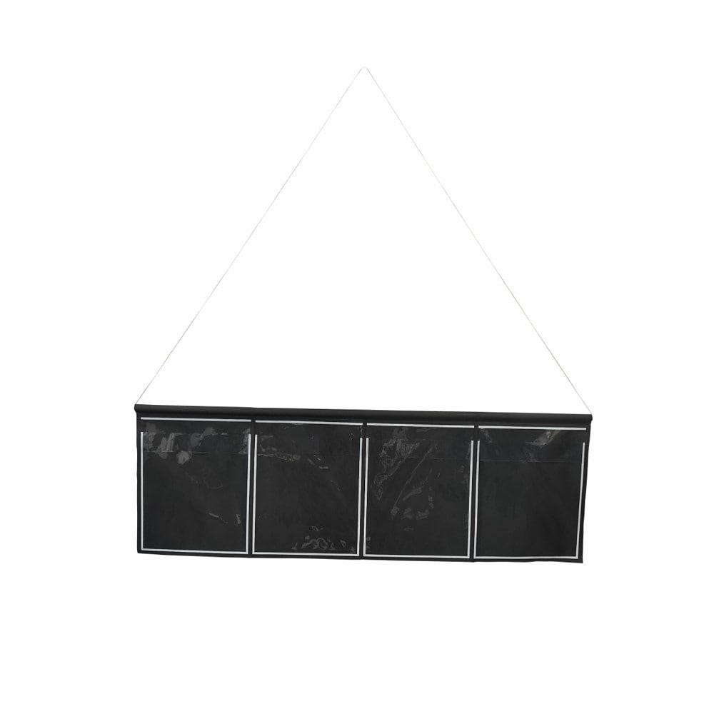 P] ウォールポケット 黒 4列 43798 【受注生産品☆7】 | 幕