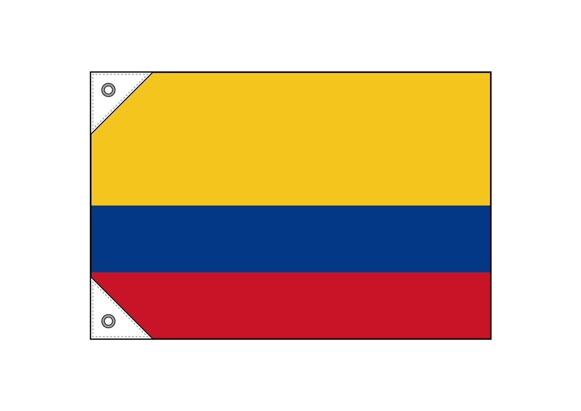 コロンビア ストリングフラッグ ペナントバナー 小さなコロンビア国旗旗旗バナー 国家装飾 学校、パーティー、スポーツイベント用 33 フィンランド国旗  ポータブルフラッグ 旗サイズ25×37.5cm テトロン製 日本製 世界の国旗シリーズを激安販売！旗 専門メーカーの店舗の ...