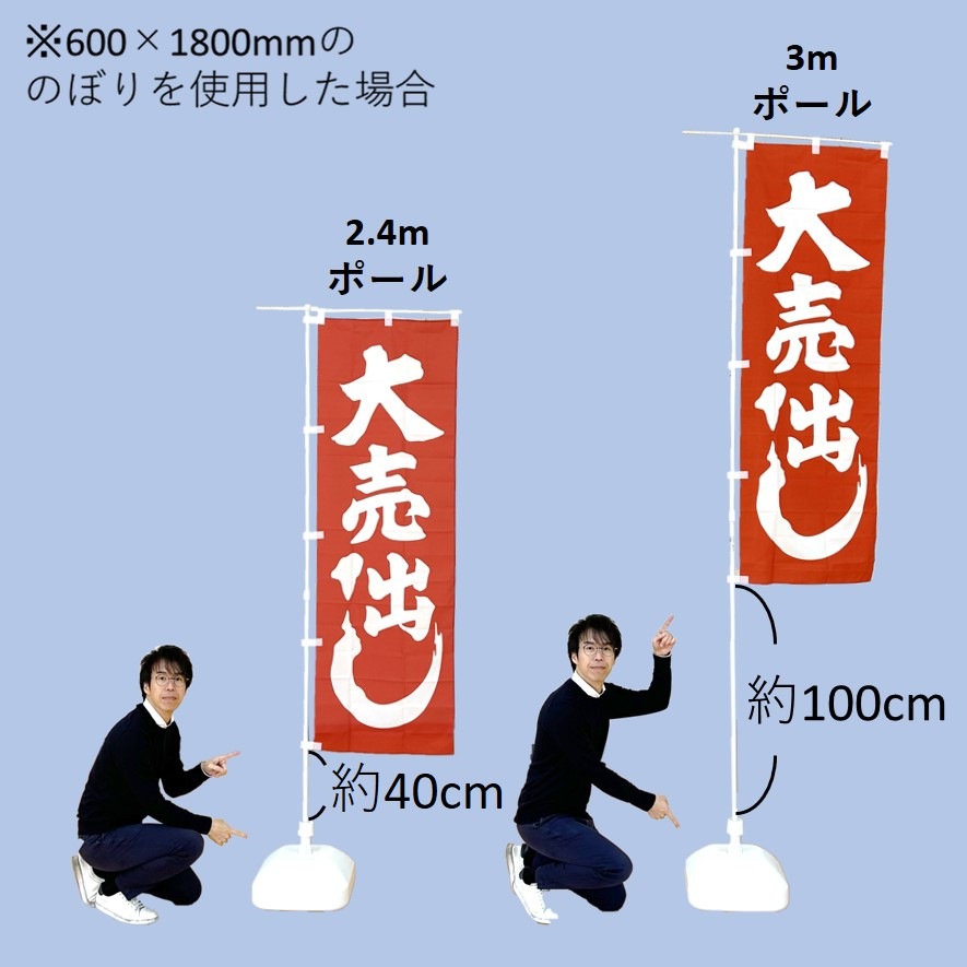 ��K��2.4m�ݡ���/�ġʲ��������ƥ���̵��850mm No.68931���̾�߸��ʡۡ�Sign&Display��񥫥����� P.7��