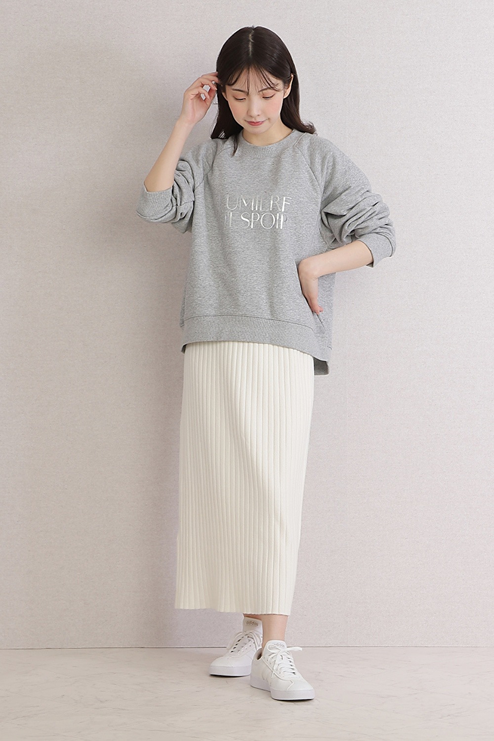 ナローシルエット]ニット タイトスカート | きれいめかわいいSサイズの