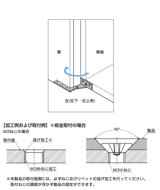 スガツネ] ステンレス鋼製PLヒンジ PL-60型 かぶせ扉用