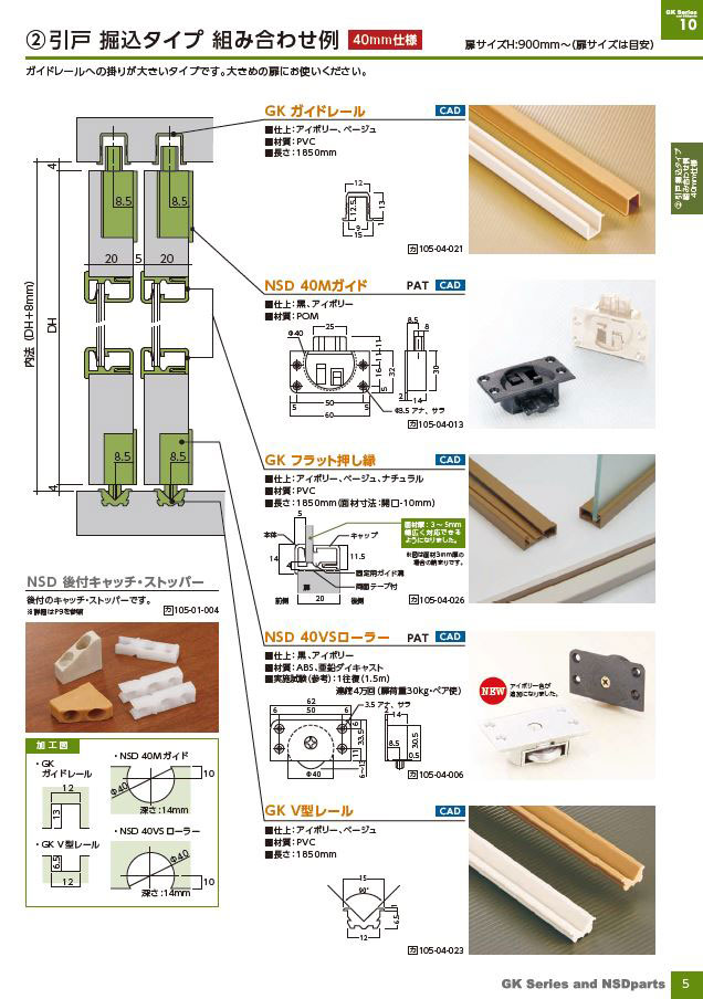 オリジナル] GK ガイドレール ※長物につき代金引換発送不可