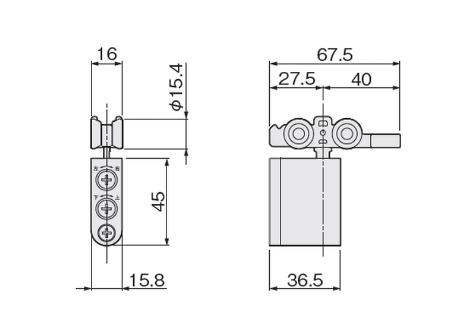 アトムリビンテック] AFD-2950-K 上部吊り車 【部品単品】