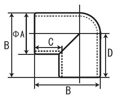〇取寄品 [フジテックジャパン] ブラック パイプ継手 エルボ 回転止ネジ付