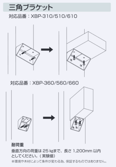 〇取寄品 [シロクマ] XB-660 ネイティブ三角ブラケット