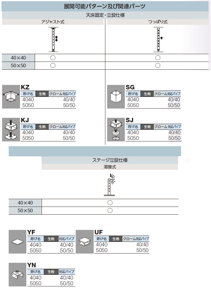 ロイヤル(AAシリーズ)] S1B-40/40 スクエアースリットB