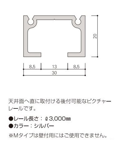 メーカー直送品 [タキヤ] ピクチャーレール M-4 レール 【送料