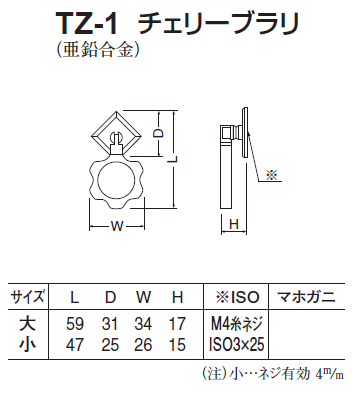 〇取寄品 [シロクマ] TZ-1 チェリーブラリ