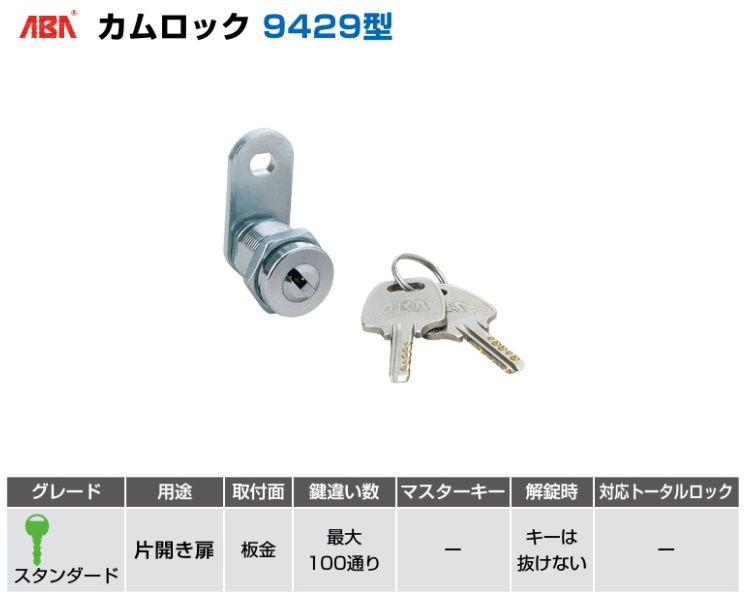 〇取寄品 [スガツネ工業] カムロック 9429型