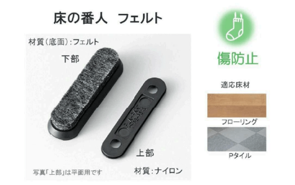 石黒製作所/PLA-PART] 床の番人 フェルト 下部・上部セット (F429