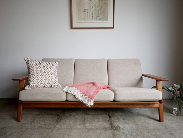 GE290 3seater teak by Hans J.Wegner